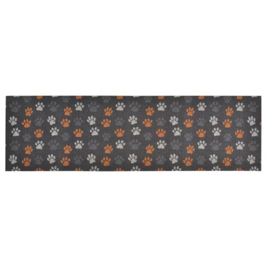 Keukenmat wasbaar potenprint 60x180 cm fluweel - Afbeelding 2