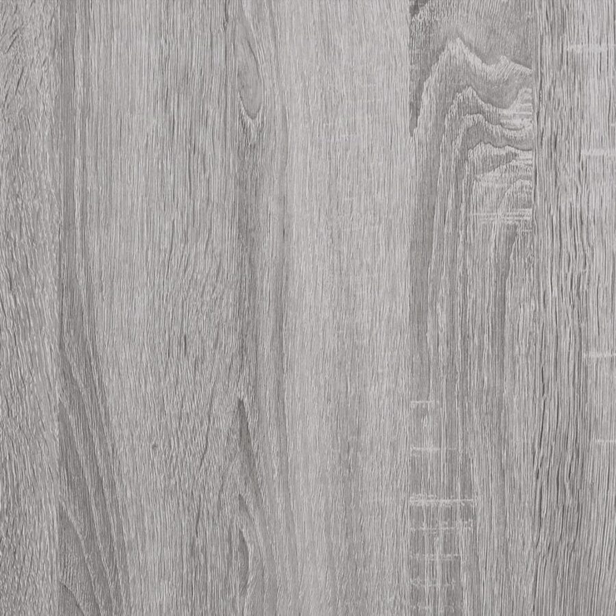 Hoge kast 69,5x34x180 cm bewerkt hout grijs sonoma eikenkleurig - Afbeelding 12