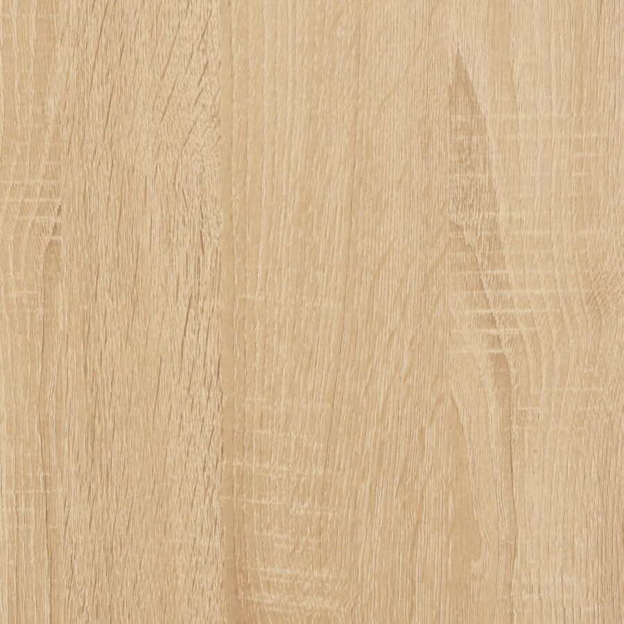Nachtkastje 32x42x80 cm bewerkt hout sonoma eikenkleurig - Afbeelding 11