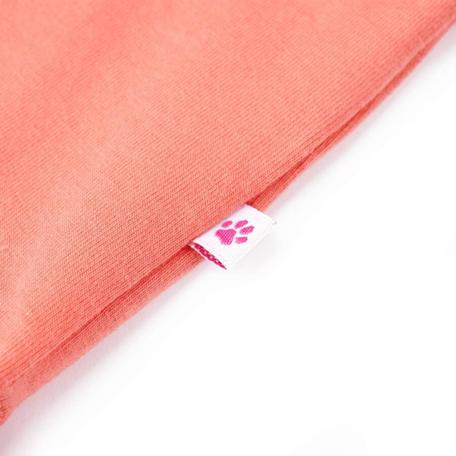 Kindershirt 92 koraalkleurig - Afbeelding 5