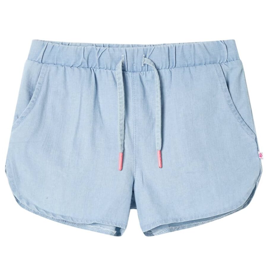 Kindershorts 104 zachtdenimblauw