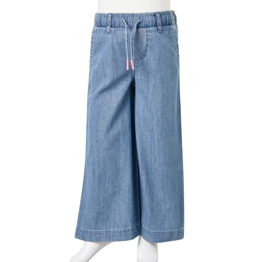 Kinderbroek 140 denimblauw - Afbeelding 8