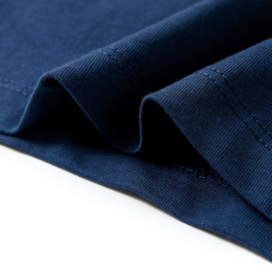 Kindershirt met korte mouwen 140 donkerblauw - Afbeelding 6