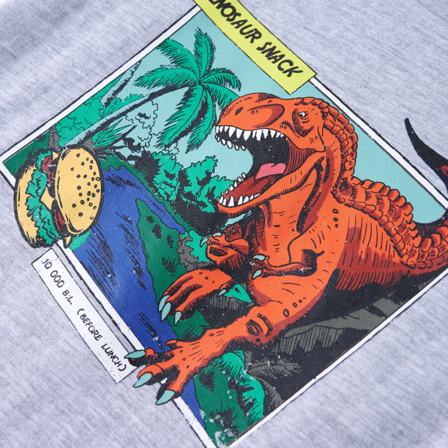 Kindershirt 128 grijs - Afbeelding 4
