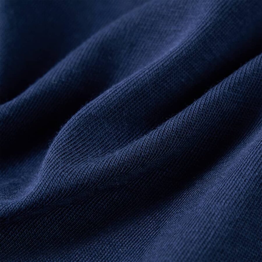 Kindershirt met lange mouwen 104 marineblauw - Afbeelding 7