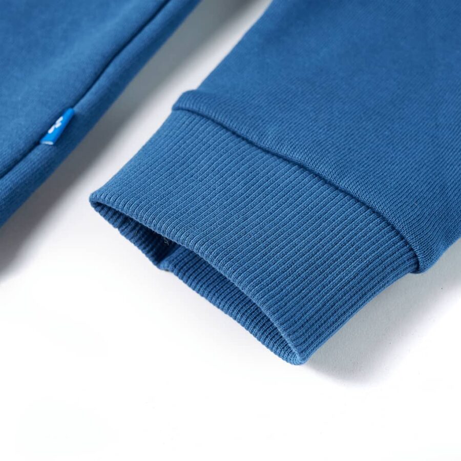 Kindervest met capuchon 92 blauw - Afbeelding 6