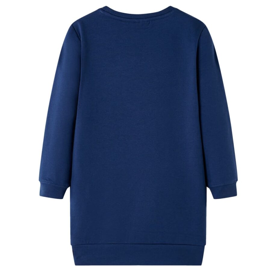 Kinderjurk 104 marineblauw - Afbeelding 2