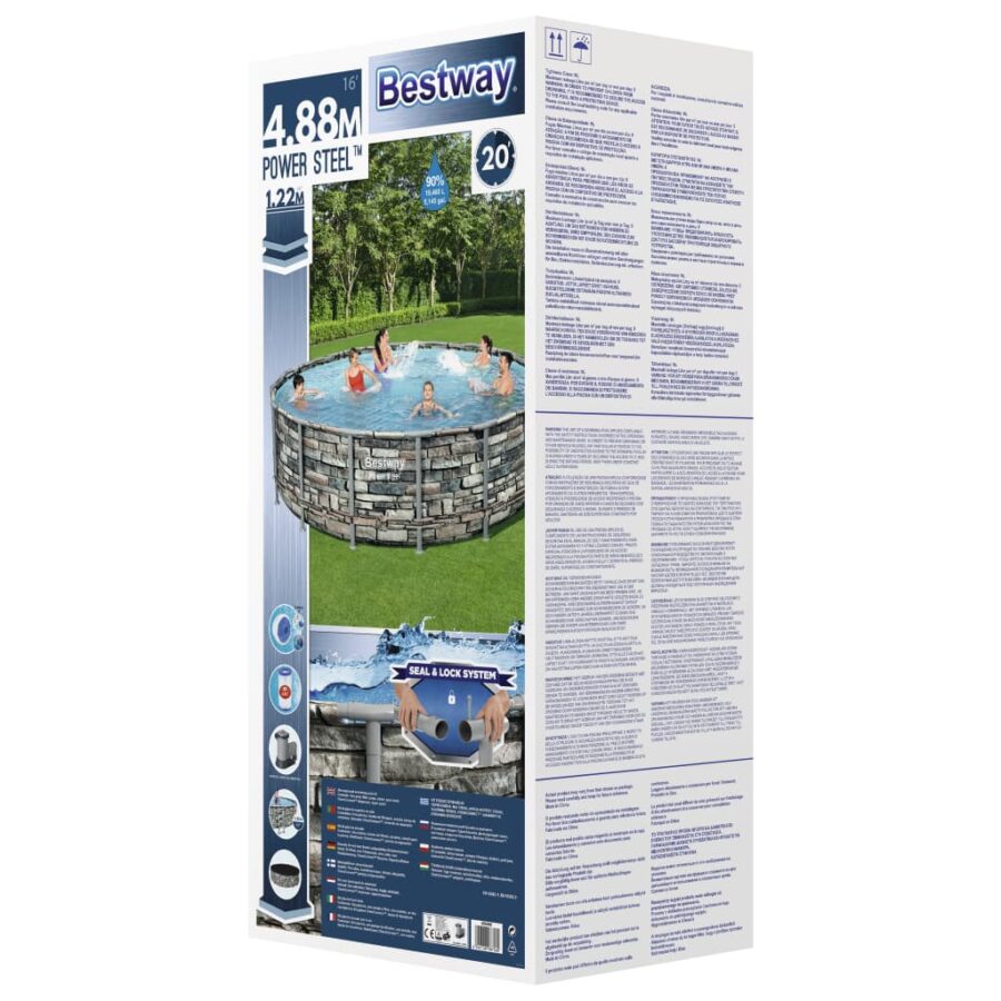 Bestway Power Steel Zwembadset 488x122 cm - Afbeelding 10