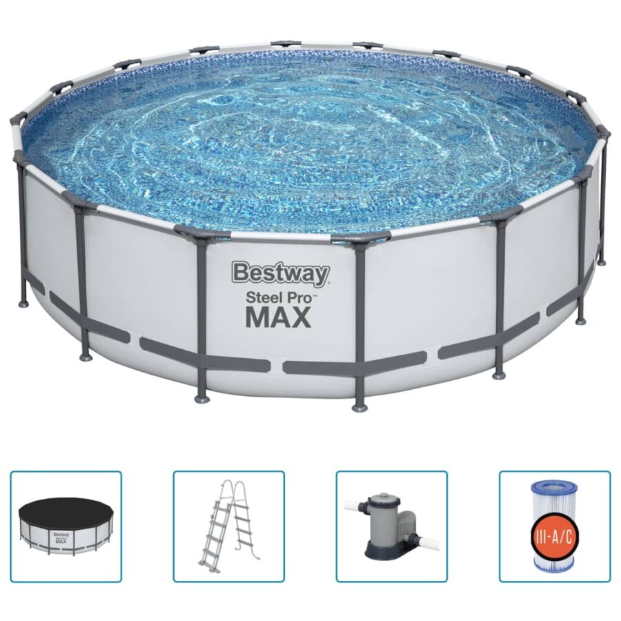 Bestway Steel Pro MAX Zwembadset 488x122 cm - Afbeelding 2