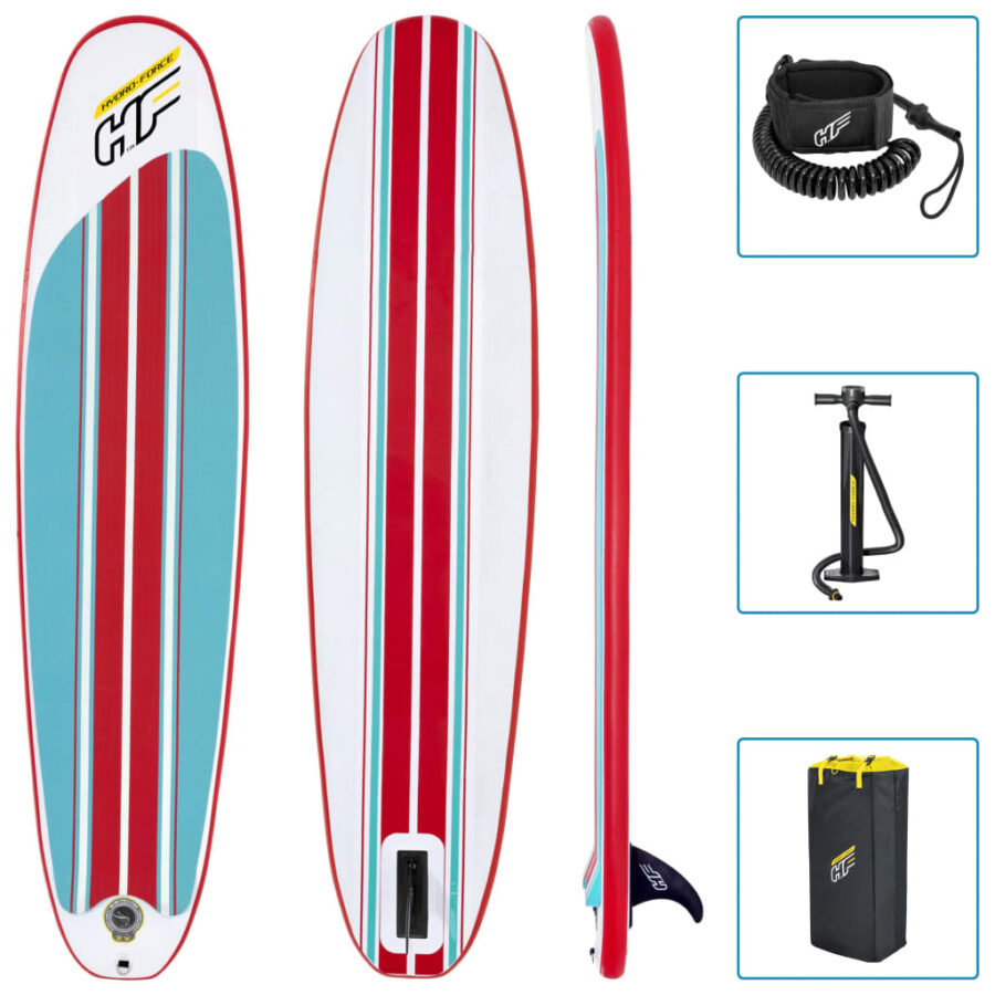 Bestway Hydro-Force Stand Up Paddleboard Compact Surf 8 243x57x7 cm - Afbeelding 2