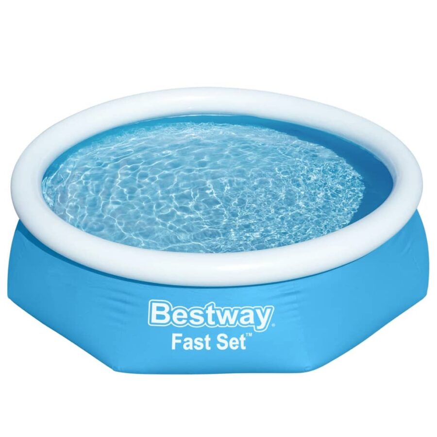 Bestway Fast Set Zwembad opblaasbaar rond 244x66 cm - Afbeelding 3