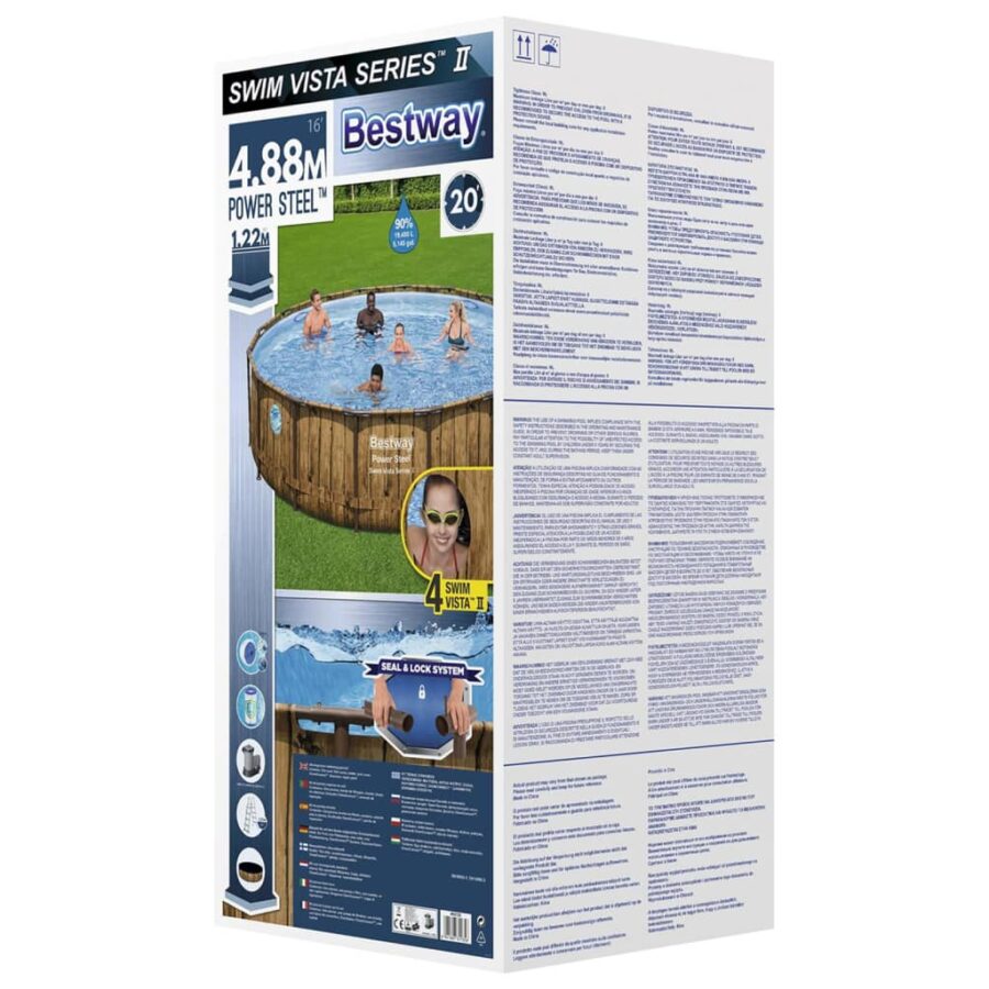 Bestway Power Steel Zwembadset 488x122 cm - Afbeelding 7