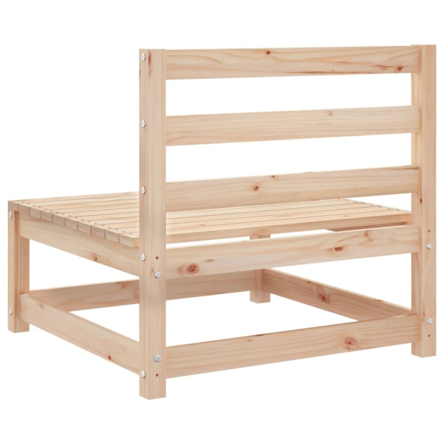 Tuinbank zonder armleuningen 2 st 70x70x67 cm grenenhout - Afbeelding 7