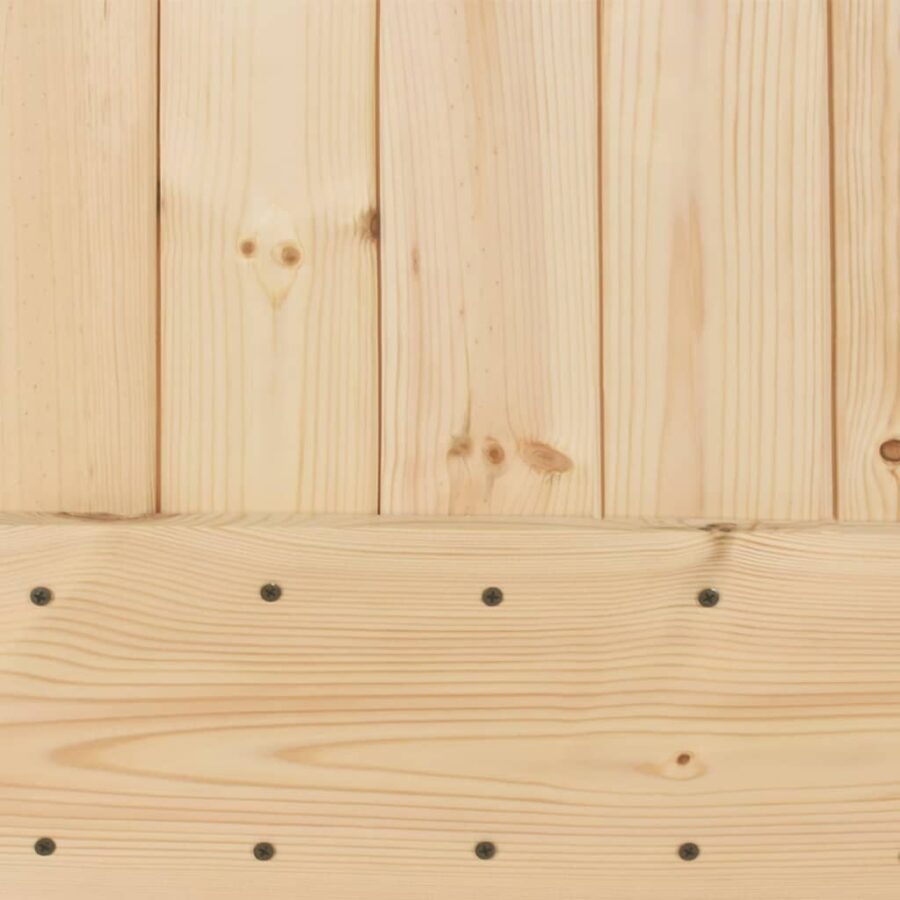 Schuifdeur met beslag 70x210 cm massief grenenhout - Afbeelding 7