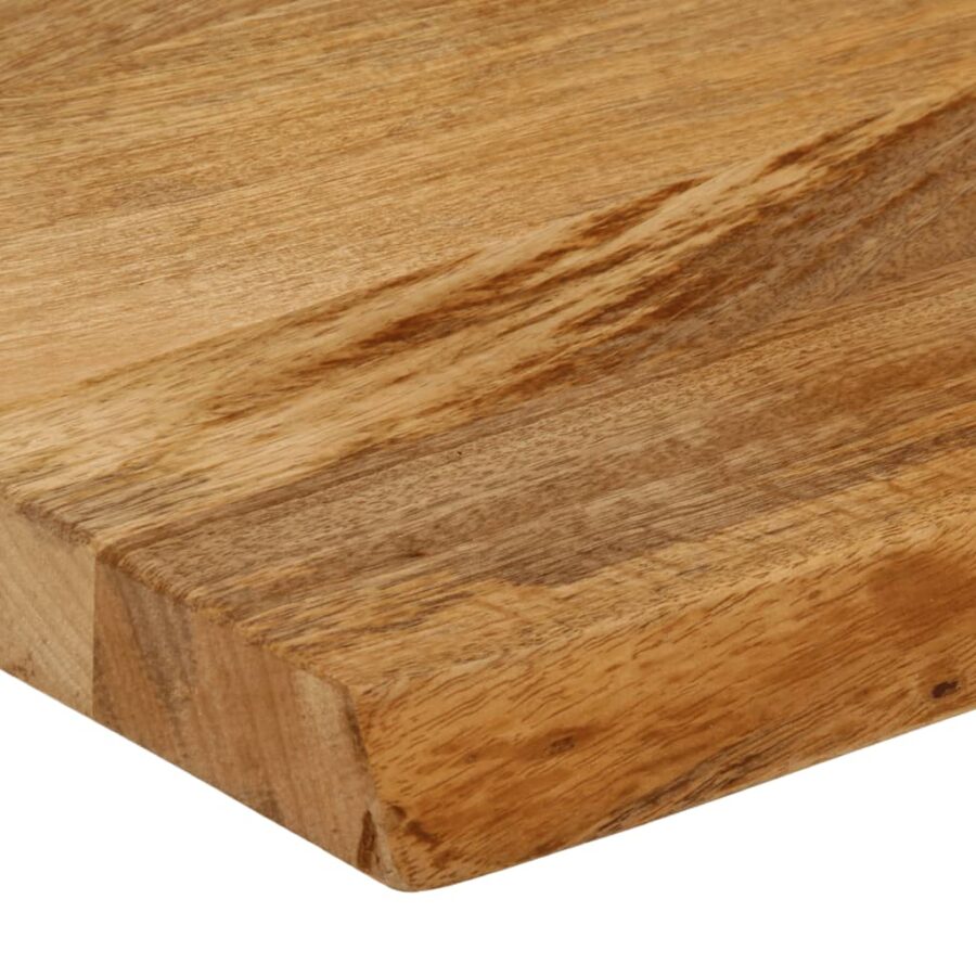 Tafelblad met natuurlijke rand 90x40x2,5 cm massief mangohout - Afbeelding 7