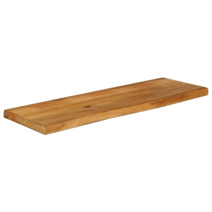Tafelblad met natuurlijke rand 110x20x3,8 cm massief mangohout - Afbeelding 2