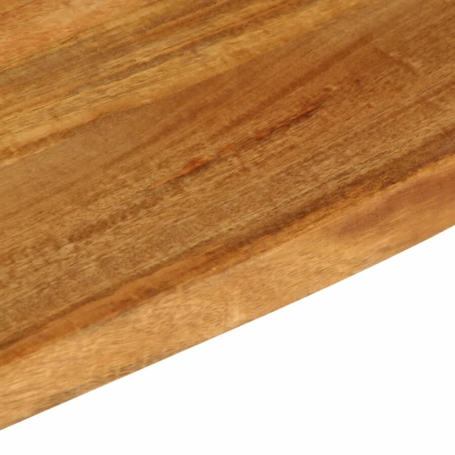 Tafelblad met natuurlijke rand 160x20x3,8 cm massief mangohout - Afbeelding 7