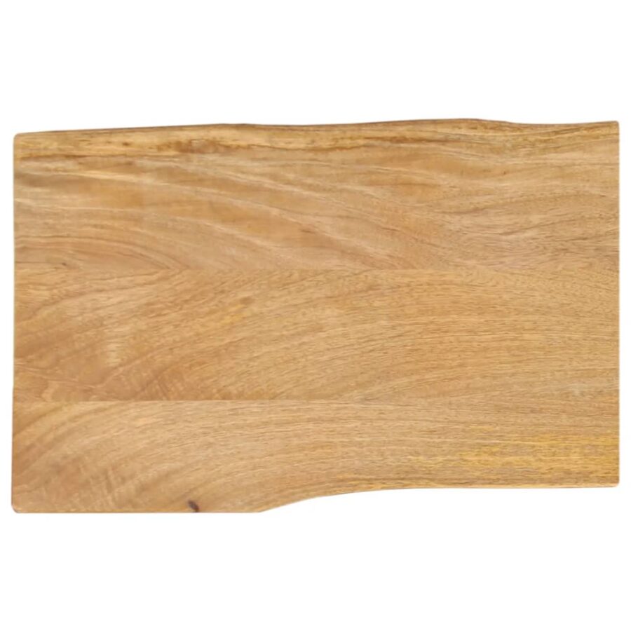 Tafelblad met natuurlijke rand 60x40x3,8 cm massief mangohout