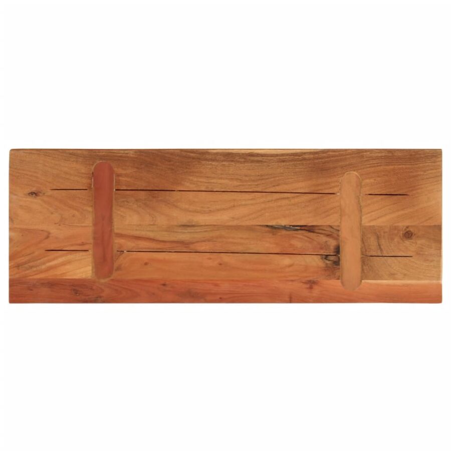 Tafelblad rechthoekig 80x20x3,8 cm massief acaciahout - Afbeelding 4