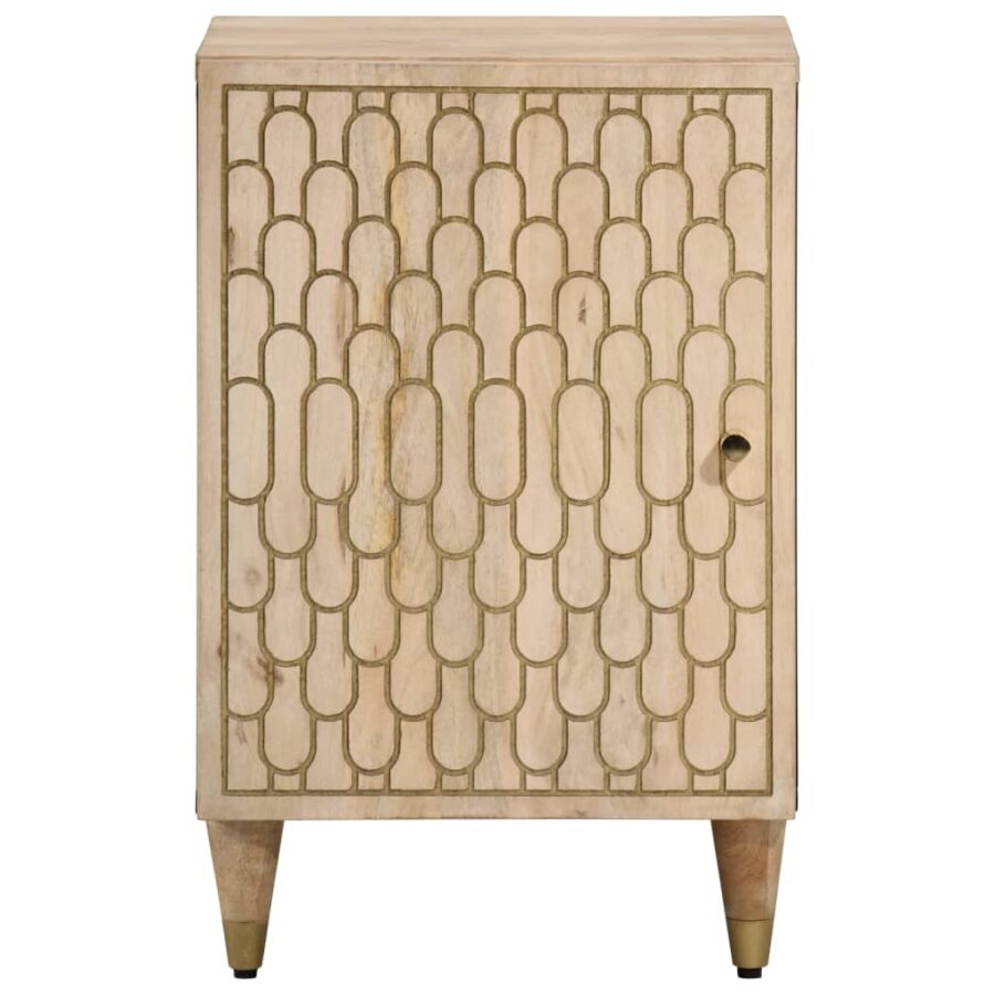 Badkamerkast 38x33x58 cm massief mangohout - Afbeelding 3