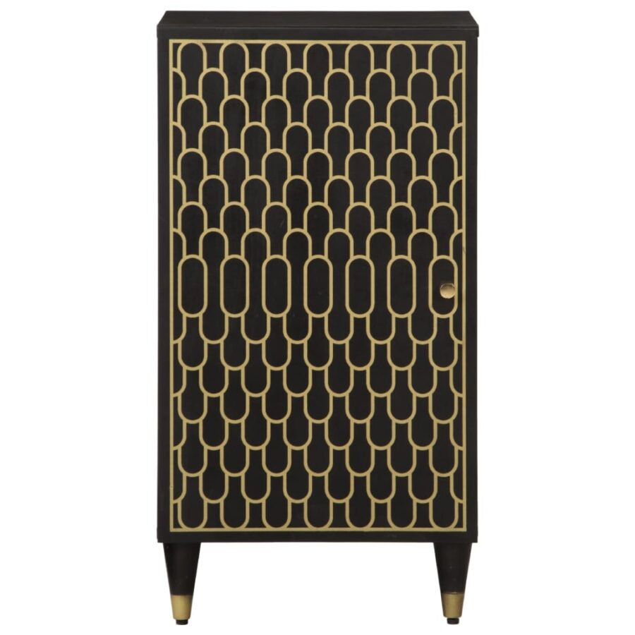Bijzetkast 40x33x75 cm massief mangohout - Afbeelding 3