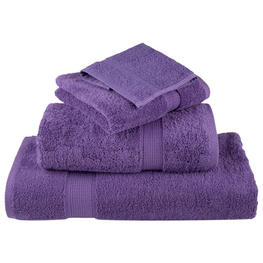 Gastendoekjes SOLUND 4 st 600 g/m² 30x50 cm paars - Afbeelding 4
