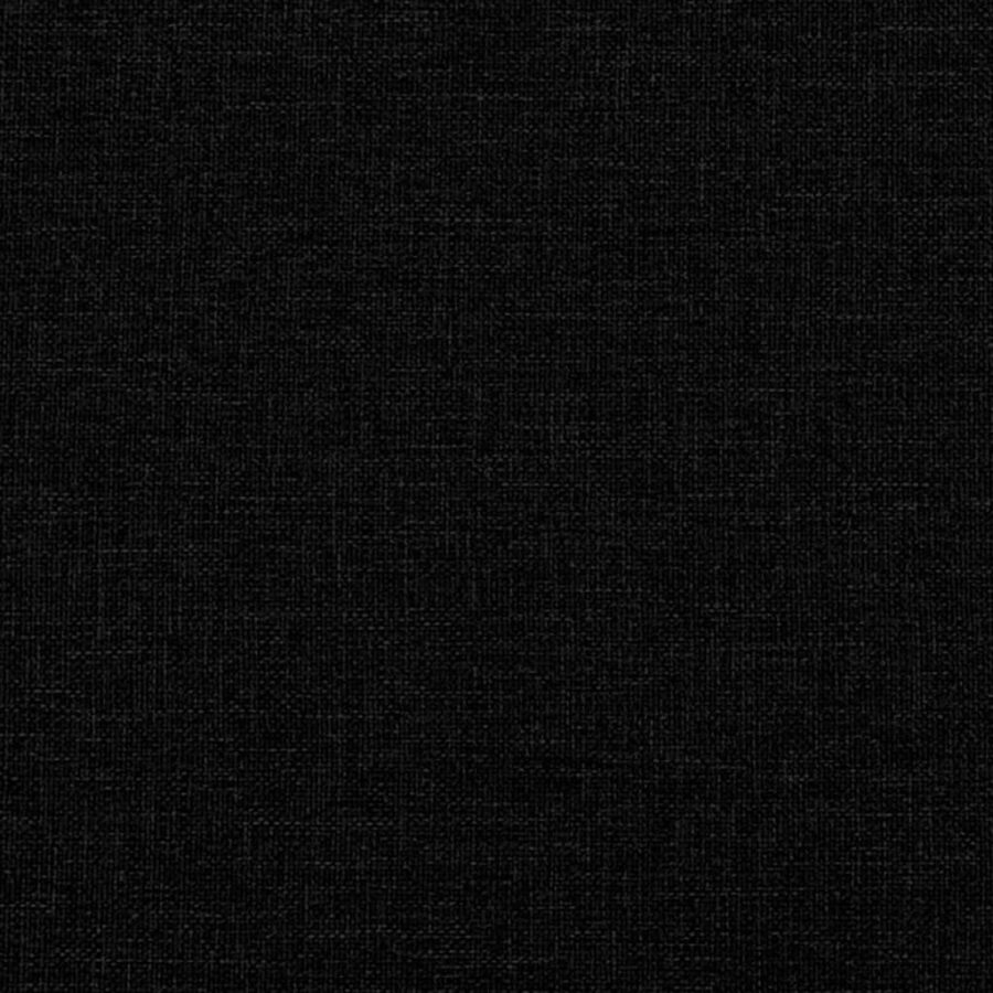 Bankje met kussens 113x64,5x75,5 cm stof zwart - Afbeelding 7