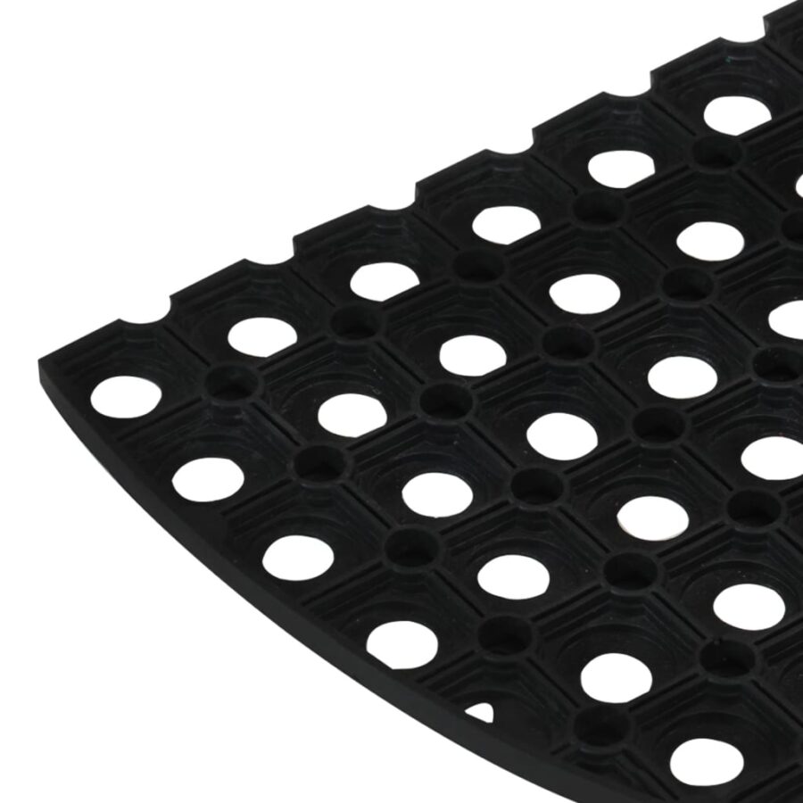 Deurmat halfrond 45x75 cm rubber - Afbeelding 5