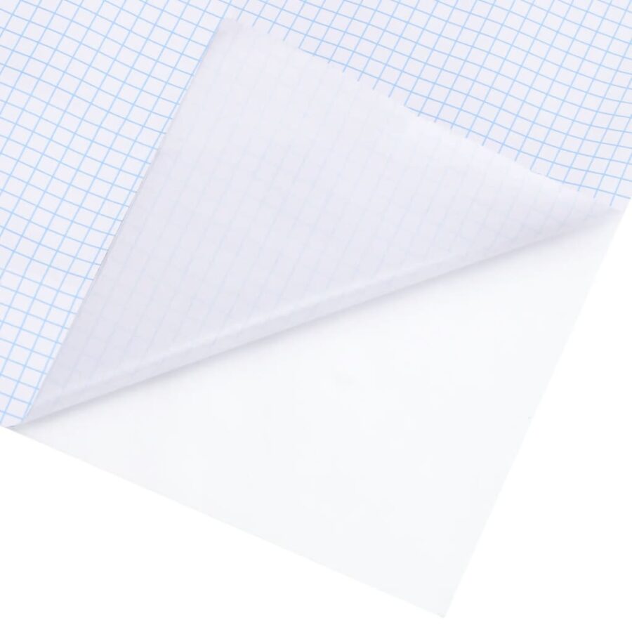 Raamfolie mat 60x2000 cm PVC wit - Afbeelding 6