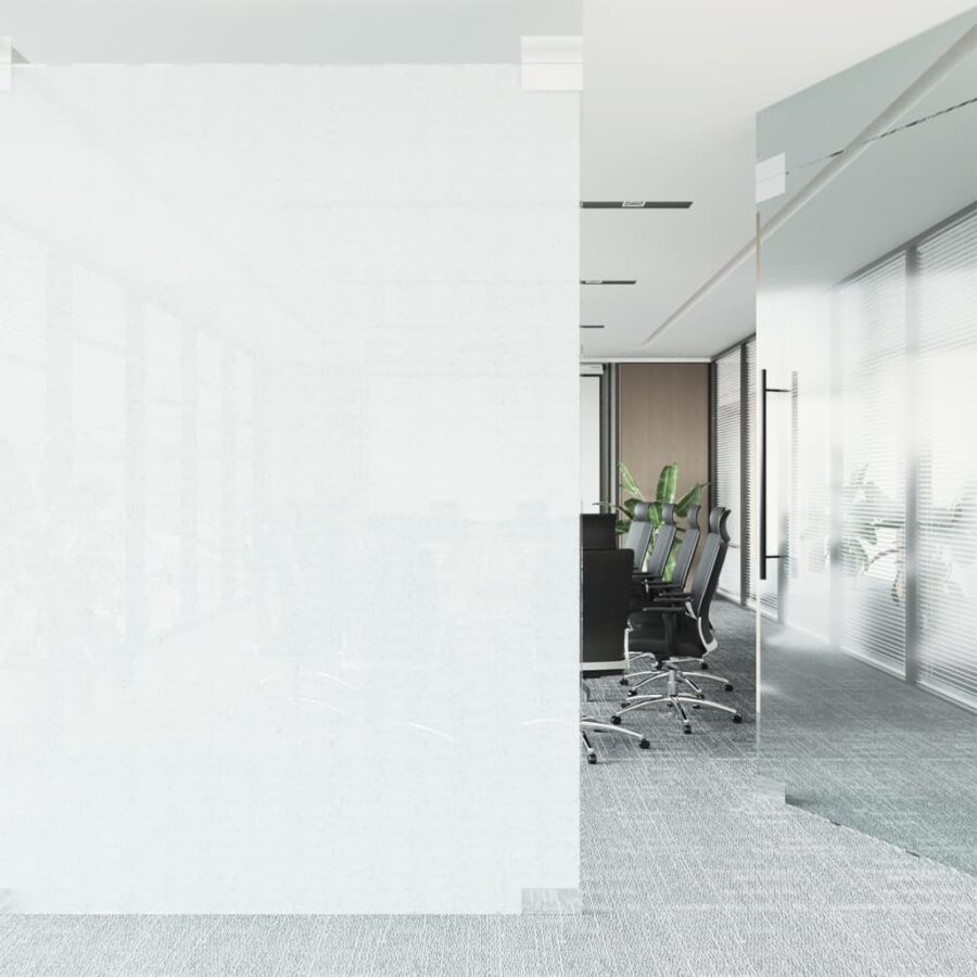 Raamfolie mat 90 x 1000 cm PVC wit - Afbeelding 3