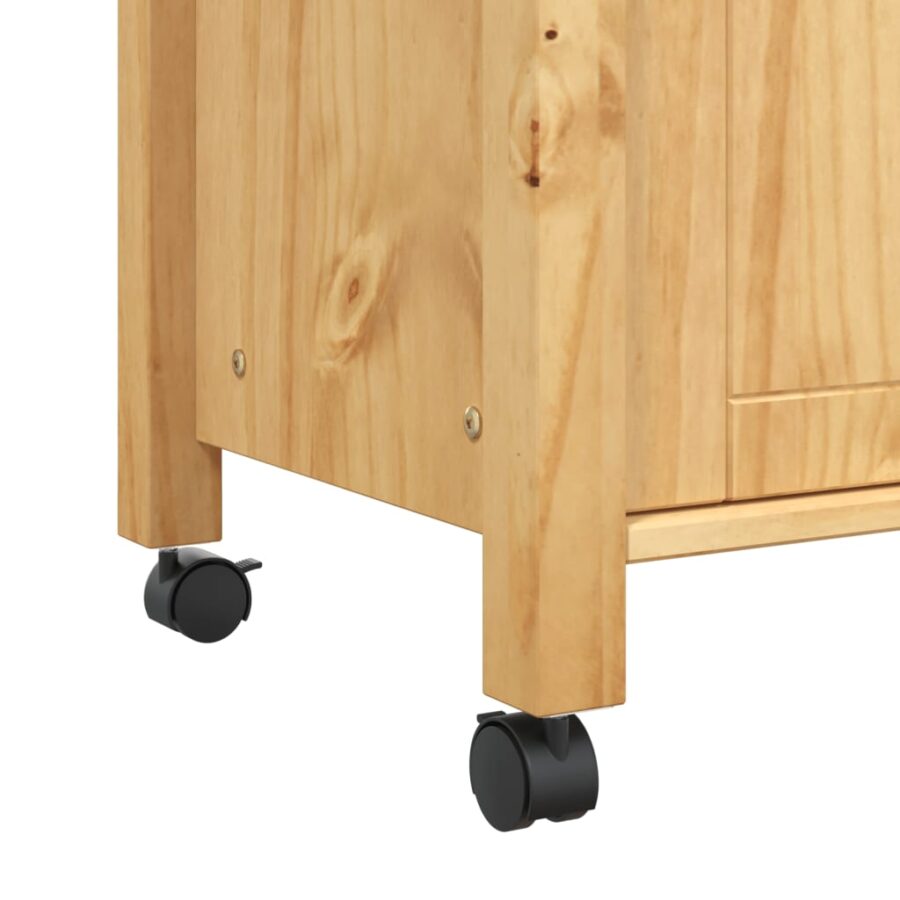 Keukentrolley MONZA 60x40x90 cm massief grenenhout - Afbeelding 8