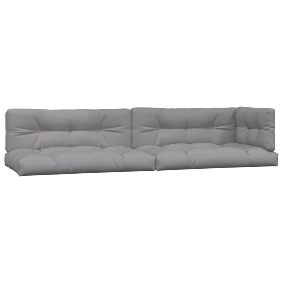 6-delige Loungeset pallet met kussens massief acaciahout - Afbeelding 4