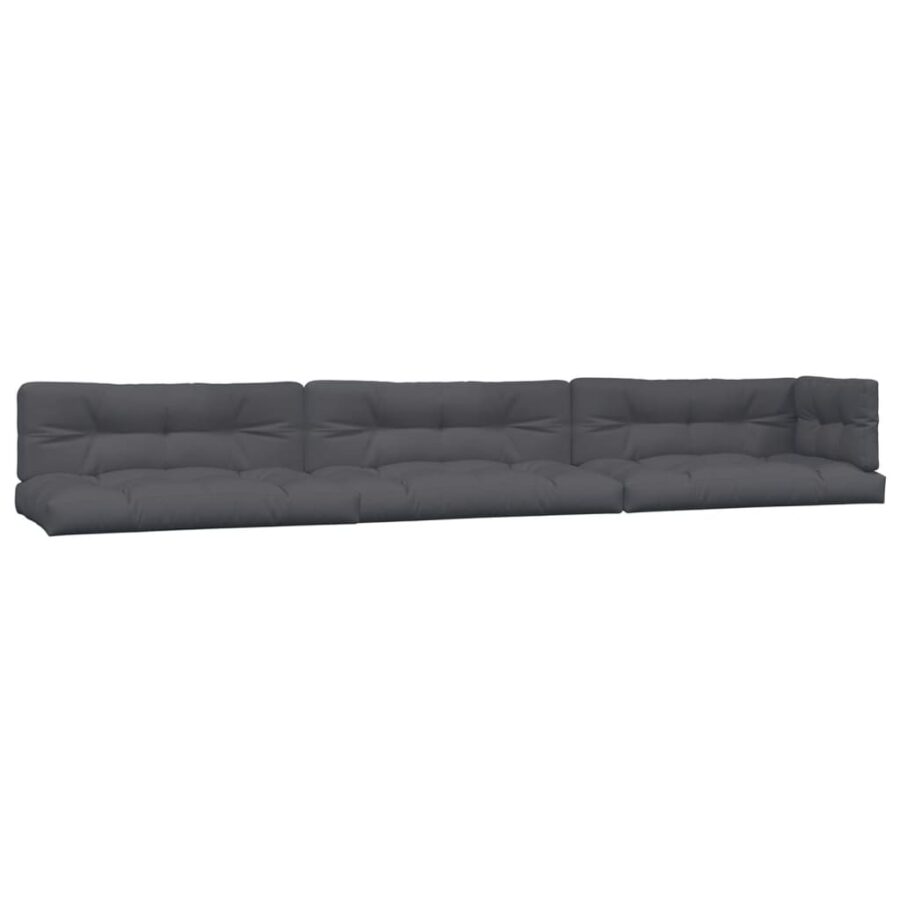 6-delige Loungeset pallet met kussens massief acaciahout - Afbeelding 6