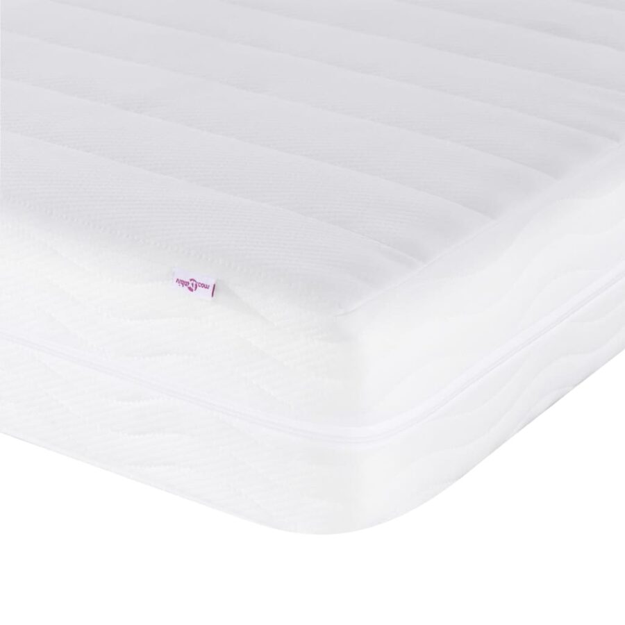 Bed met matras stof blauw 90x190 cm - Afbeelding 7