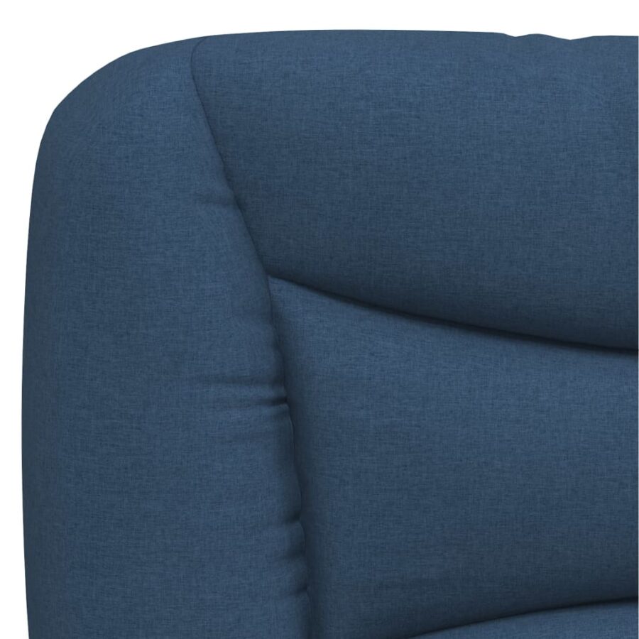 Bed met matras stof blauw 80x200 cm - Afbeelding 7