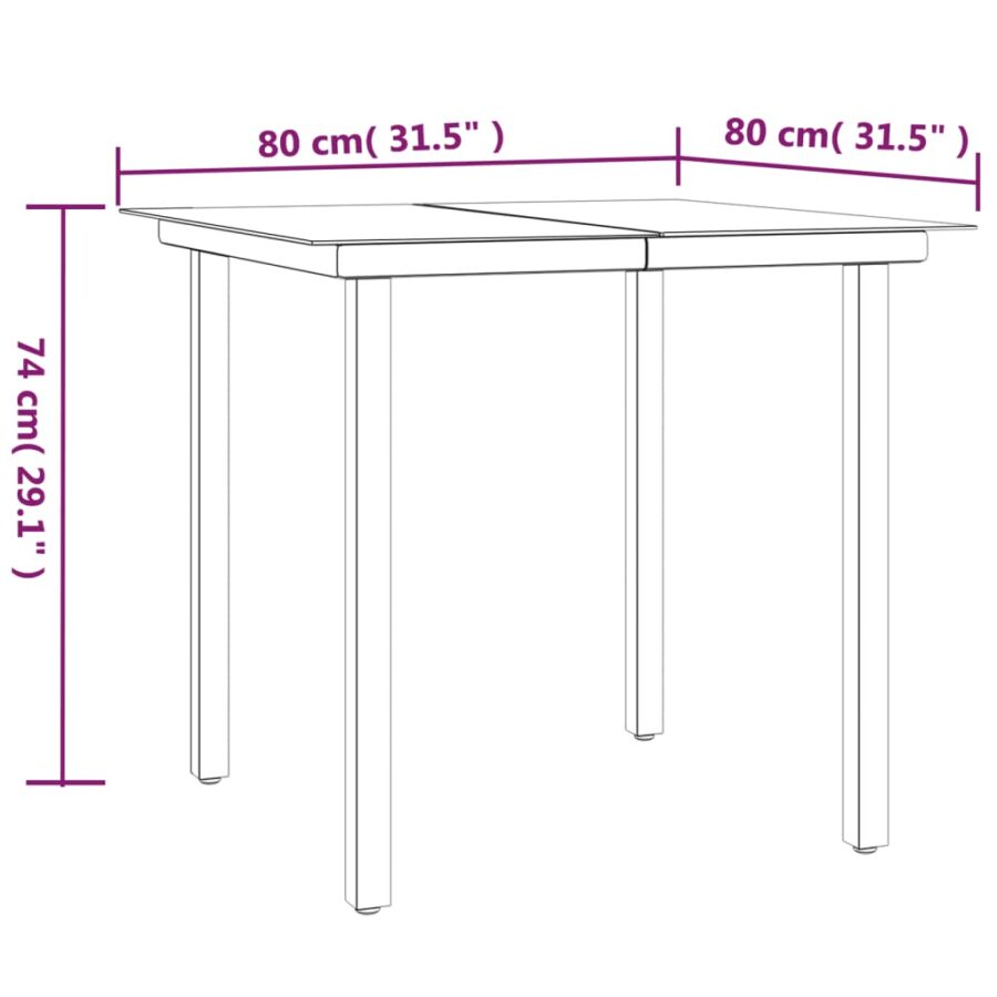 3-delige Tuinset met kussens poly rattan grijs - Afbeelding 9
