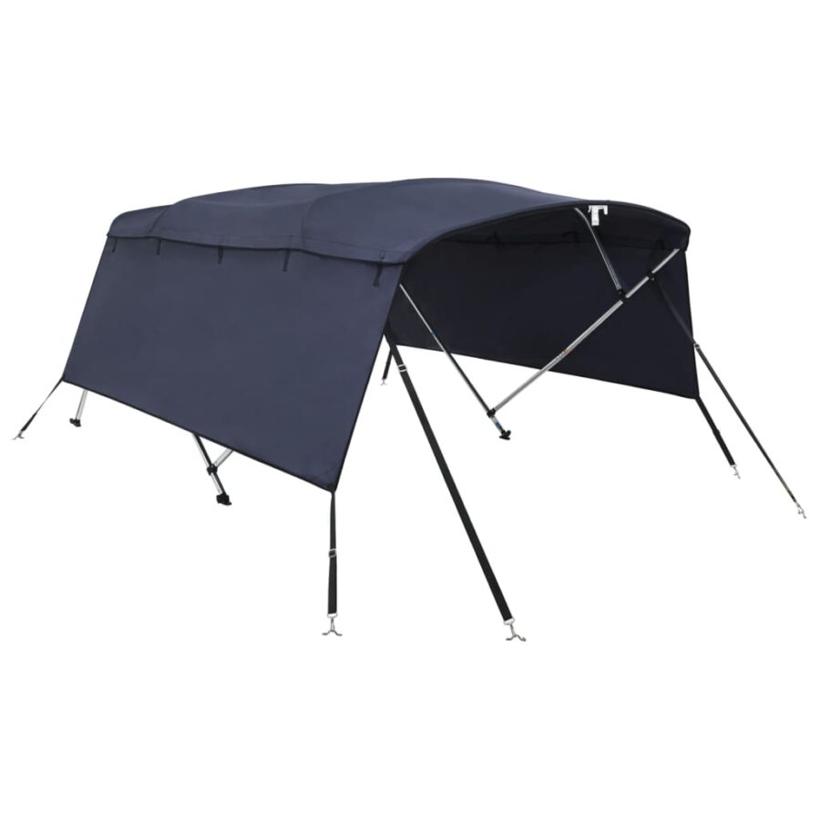Biminitop 4 bogen met zijwanden 243x(185-198)x137 cm - Afbeelding 2