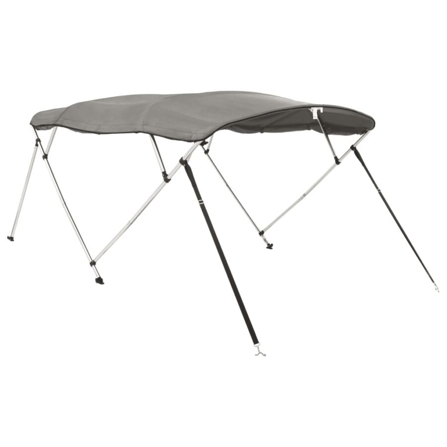 Biminitop 4 bogen met zijwanden 243x(185-198)x137 cm - Afbeelding 3