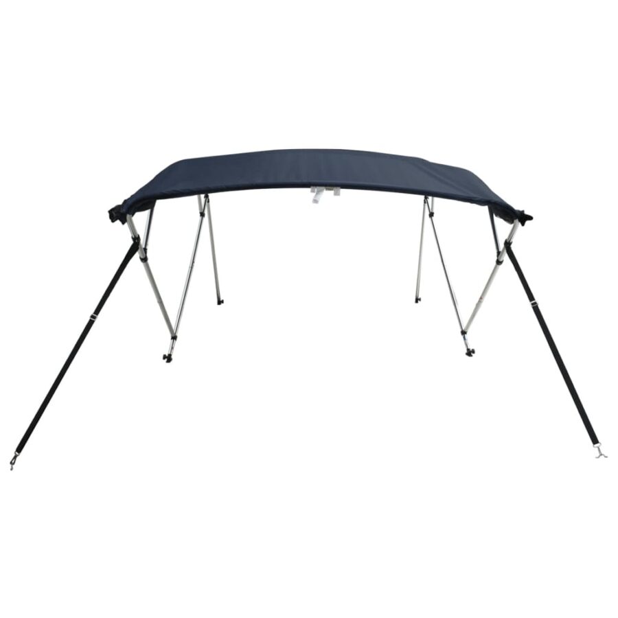 Biminitop 4 bogen met mesh zijwanden 243x(230-244)x137 cm - Afbeelding 5