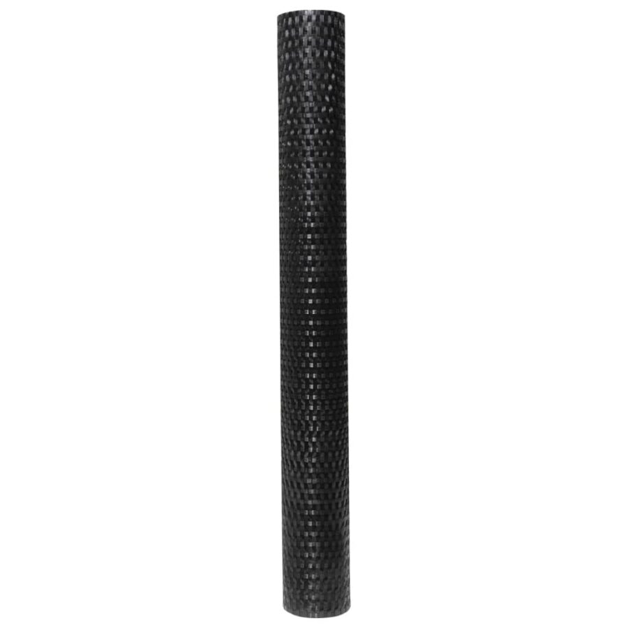 Balkonscherm 500x90 cm poly rattan zwart - Afbeelding 4