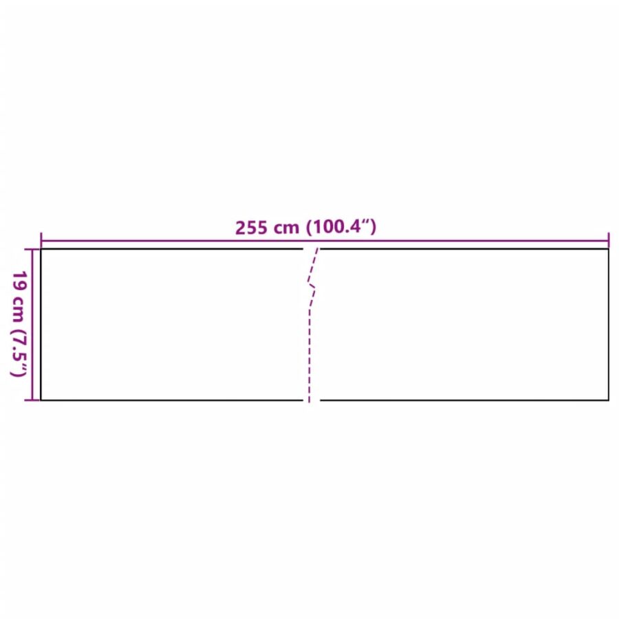 Balkonschermen 5 st 255x19 cm poly rattan antracietkleurig - Afbeelding 8
