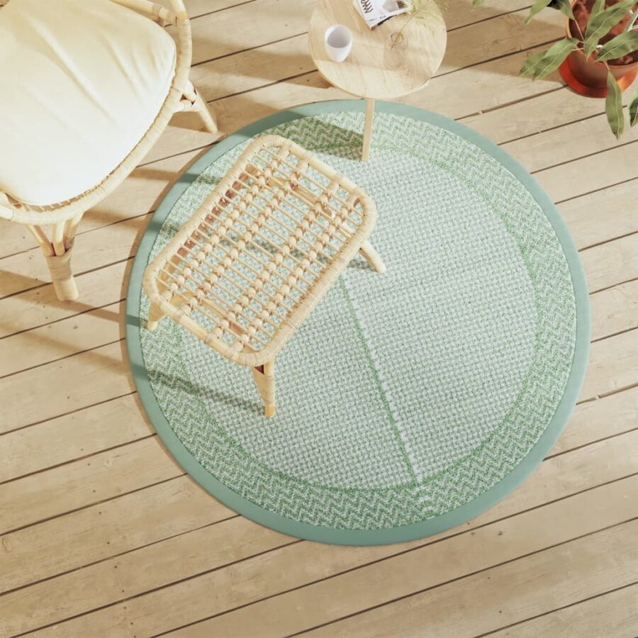 Buitenkleed Ø 120 cm polypropeen groen