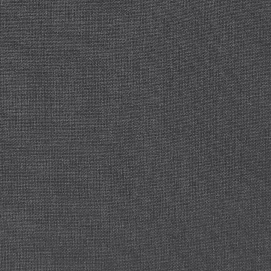 Stoelkussens 4 st hoge rug 120x50x7 cm stof gemêleerd antraciet - Afbeelding 10