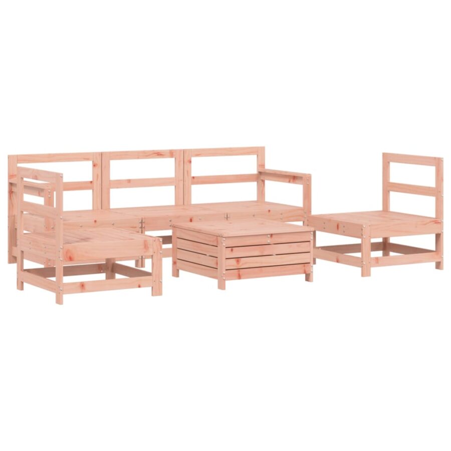6-delige Loungeset massief douglas vurenhout - Afbeelding 2