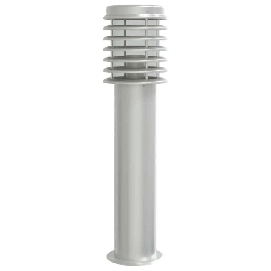 Buitenvloerlamp 60 cm roestvrijstaal zilverkleurig - Afbeelding 2
