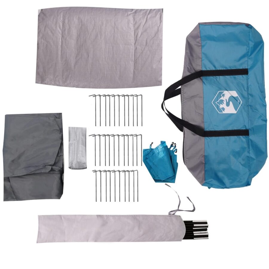 Autotent 2-persoons waterdicht blauw - Afbeelding 12