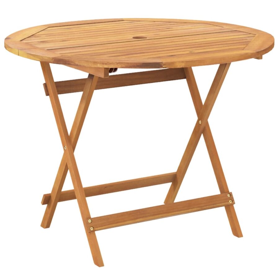 5-delige Tuinset poly rattan en massief hout grijs - Afbeelding 6