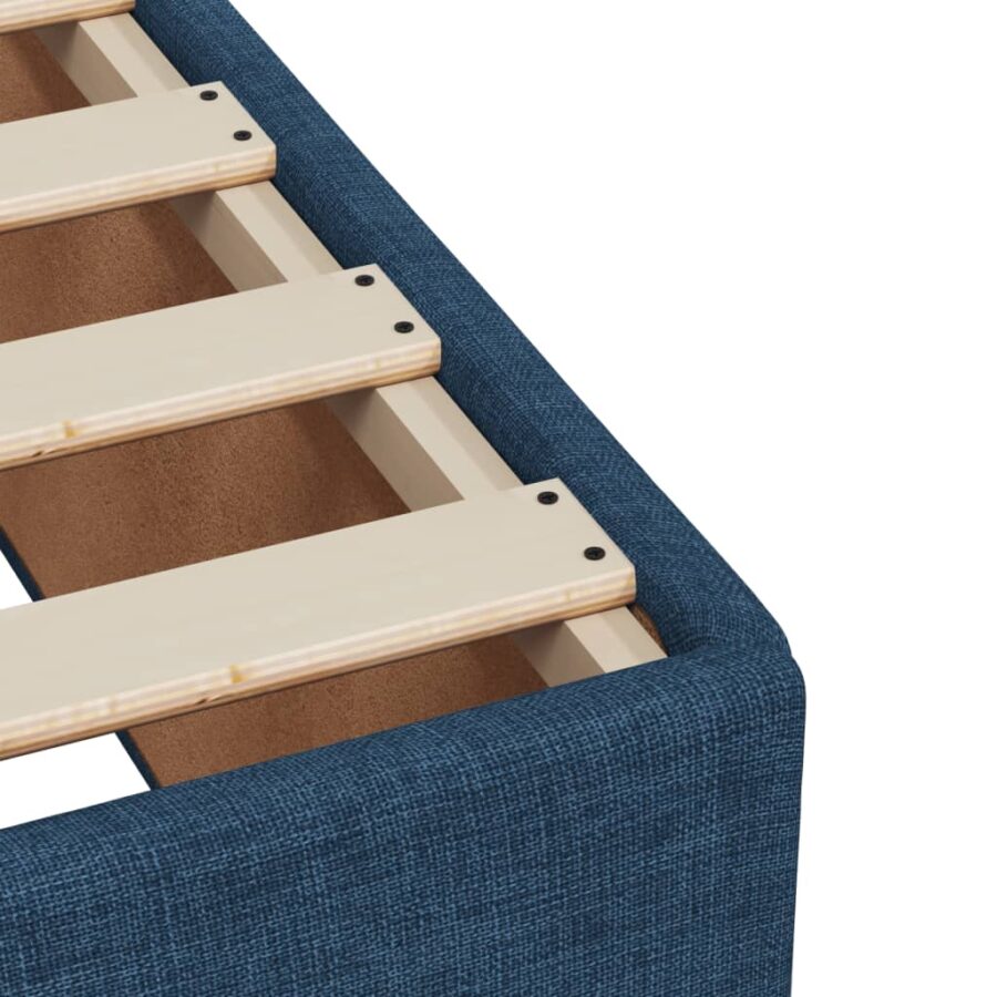 Boxspring met matras stof blauw 180x200 cm - Afbeelding 11