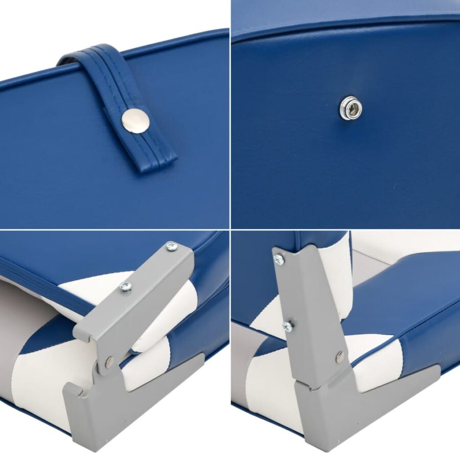 Bootstoelen 2 st inklapbaar met hoge rugleuning 39x43x58 cm - Afbeelding 12