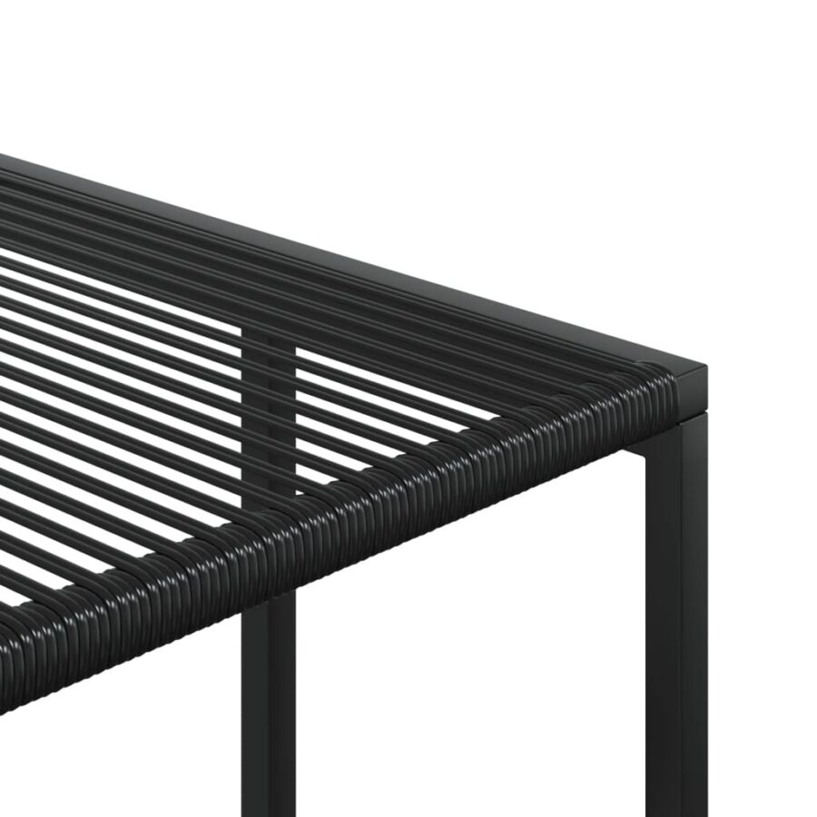 17-delige Tuinset poly rattan zwart - Afbeelding 9
